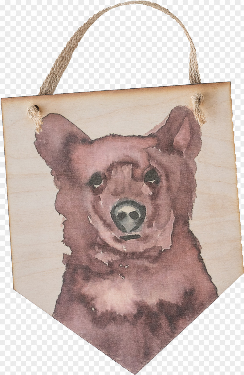 Watercolor Bear YouTube Painting Tote Bag PNG
