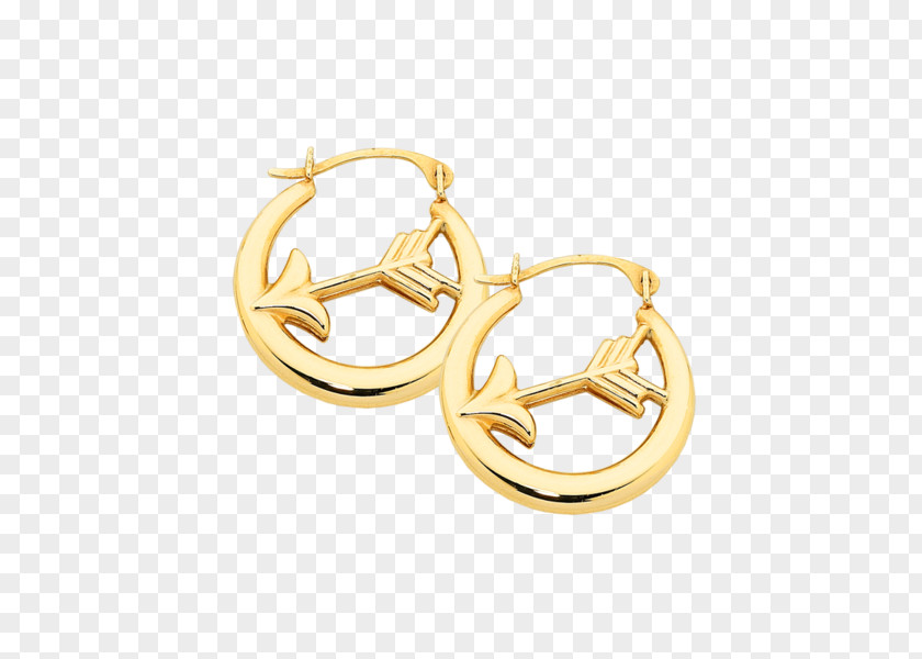 Gold Arrow Earrings Earring 01504 Body Jewellery Product Design PNG