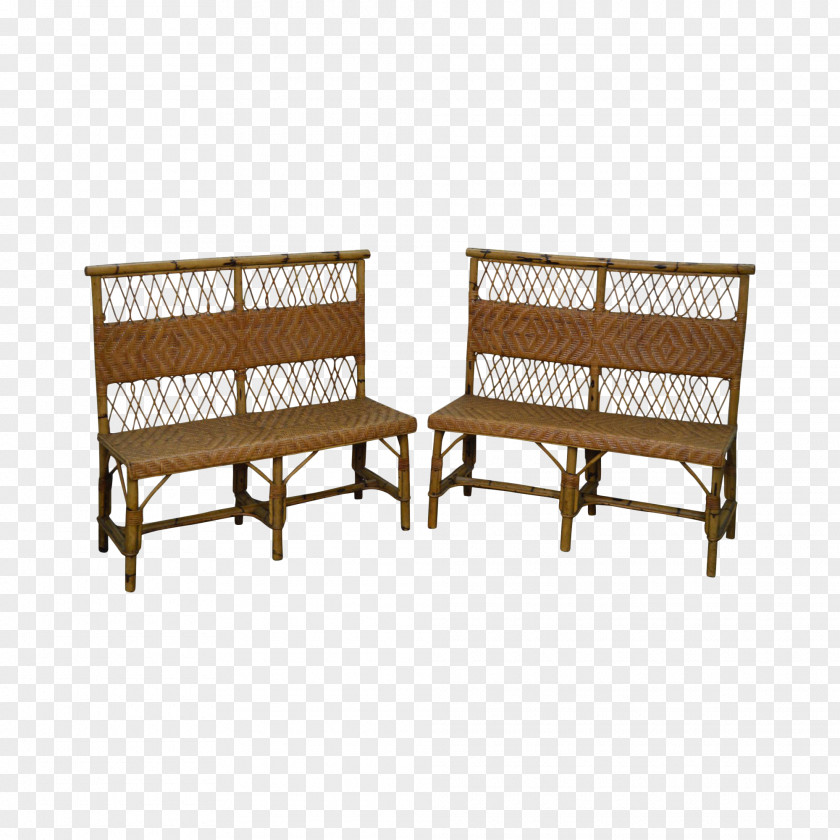 Hanging Rattan Table Chair Bench Wicker PNG