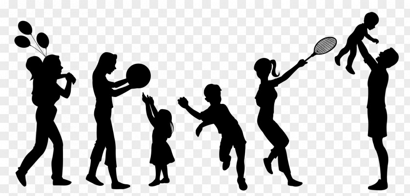 Silhouette Family Social Group Child Jugendreferat Altdorf Happiness PNG