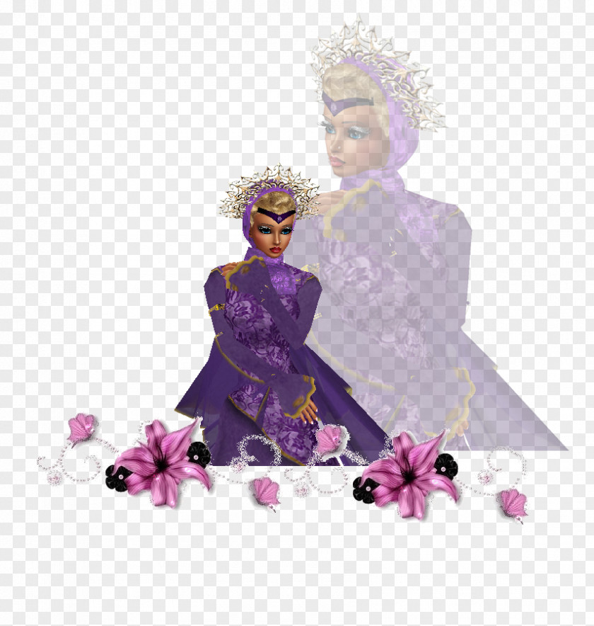 Taiwan Flag Lilac Violet Purple Magenta Doll PNG