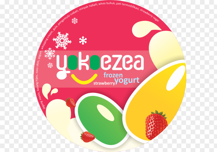 Design Yoghurt Box Label PNG