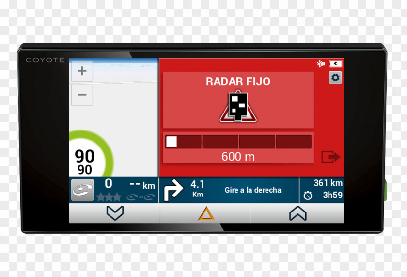 Gps Navigation Car Radar Detectors Coyote Smartphone PNG