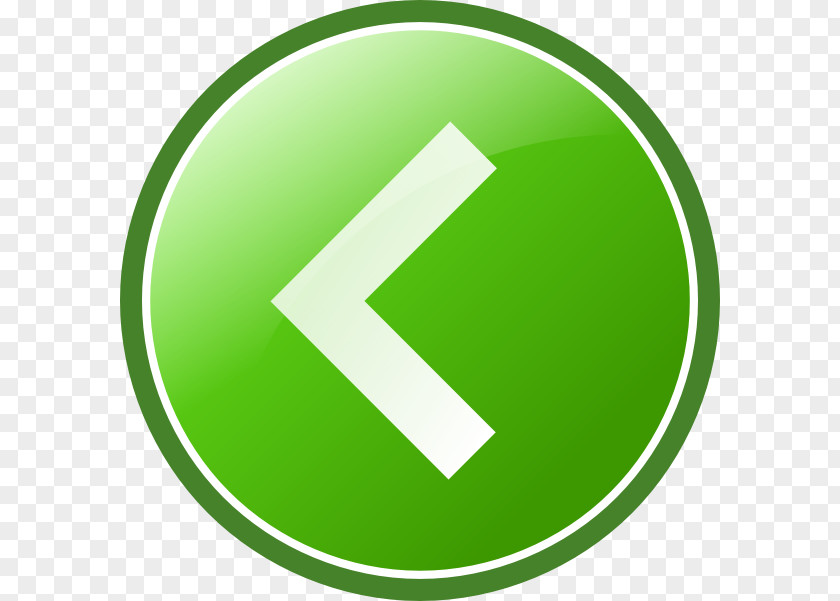 Left Arrow Button Clip Art PNG