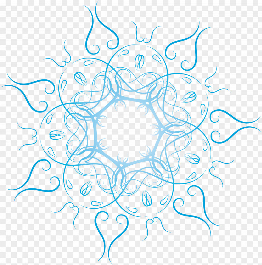 Snowflake Graphic Design Line Art Clip PNG