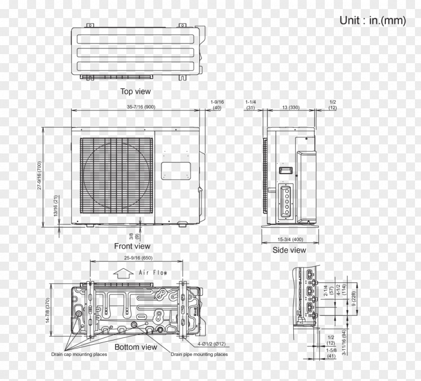 Wiring Diagram Electrical Wires & Cable Fujitsu AOU24RLXFZ PNG