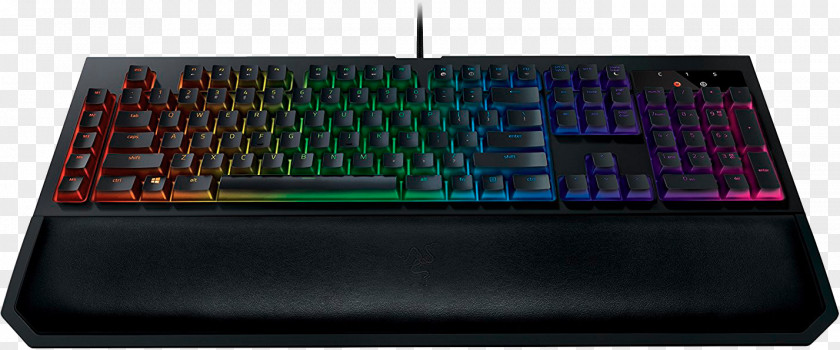 Black Widow Computer Keyboard Razer BlackWidow Chroma V2 Inc. Gaming Keypad PNG