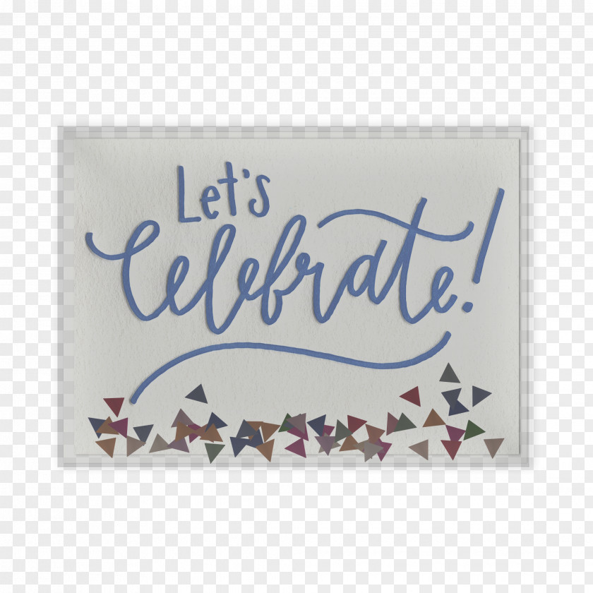 Celebration Card Floral Wooden Rings Cel Paper Confetti Birthday Party Ice Cream Cake PNG