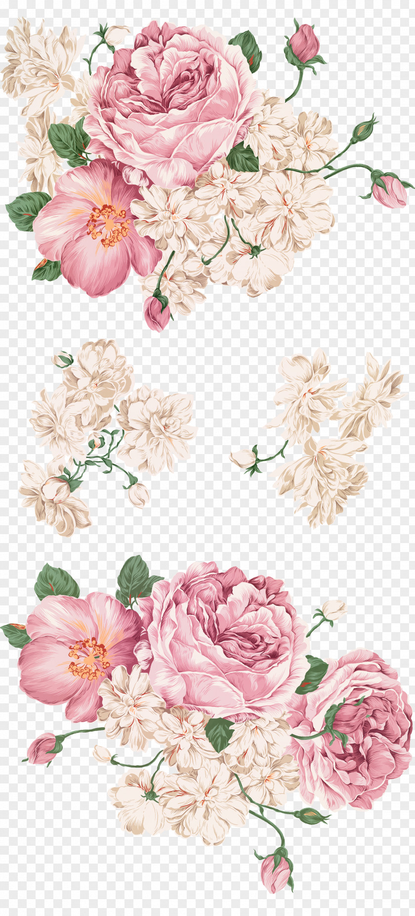 Hand-painted Peony Drawing Painting PNG