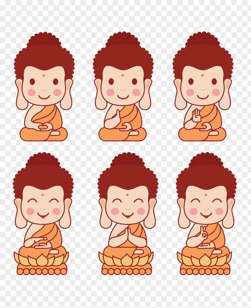 Cartoon Buddha Download Illustration PNG
