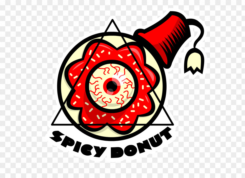 Donuts Cartoon Circle Logo Clip Art PNG