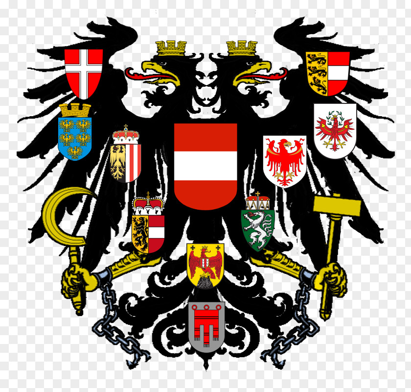 Eagle Austrian Empire Federal State Of Austria Coat Arms PNG