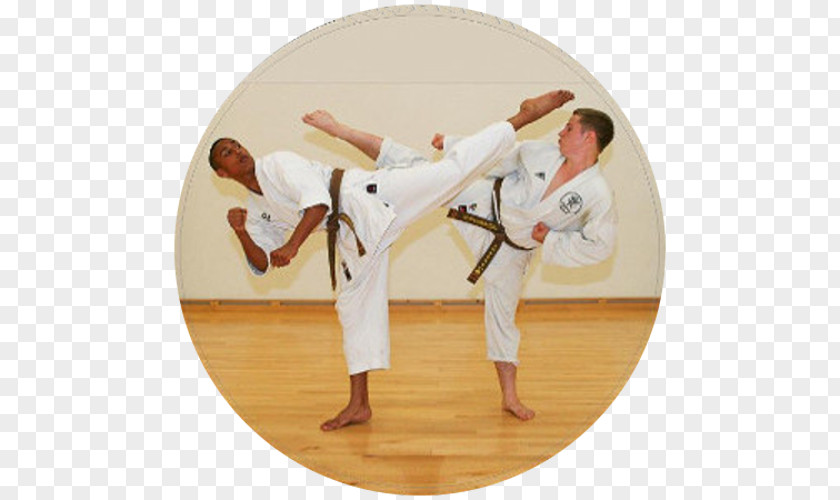 Karate Front Kick Martial Arts Desktop Wallpaper PNG