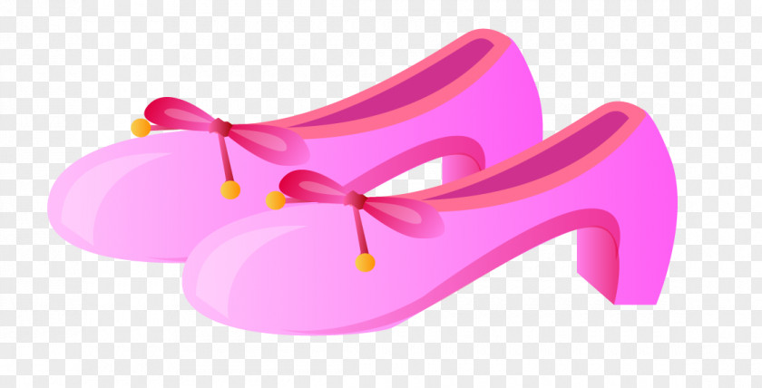 Pink Shoes High-heeled Footwear Dress Shoe PNG