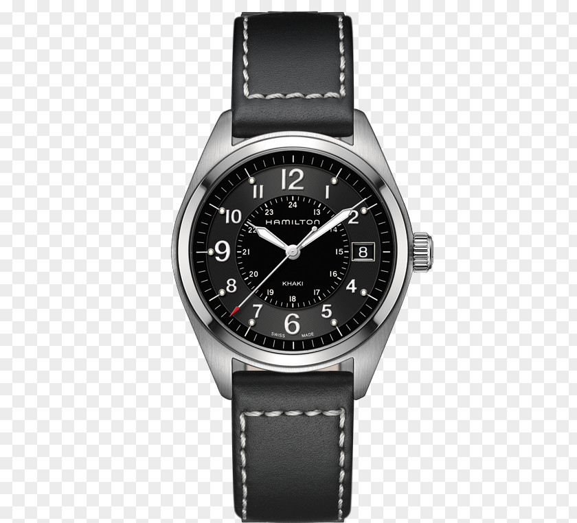 Watch Hamilton Khaki Field Quartz Company Strap Alpina Watches PNG