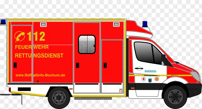 Ambulance Fire Department Bochum Emergency Medical Services PNG