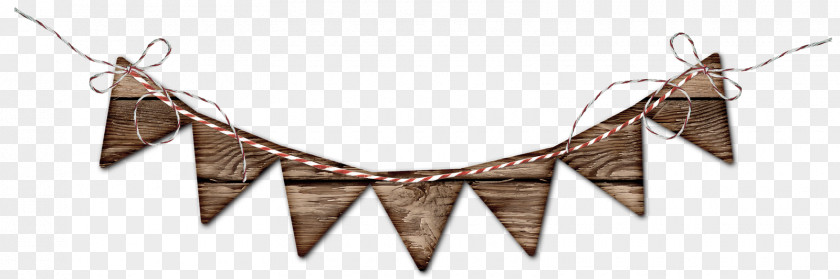 Brown Wooden Flag Banner Creatives Birthday Cake Bunting Party PNG