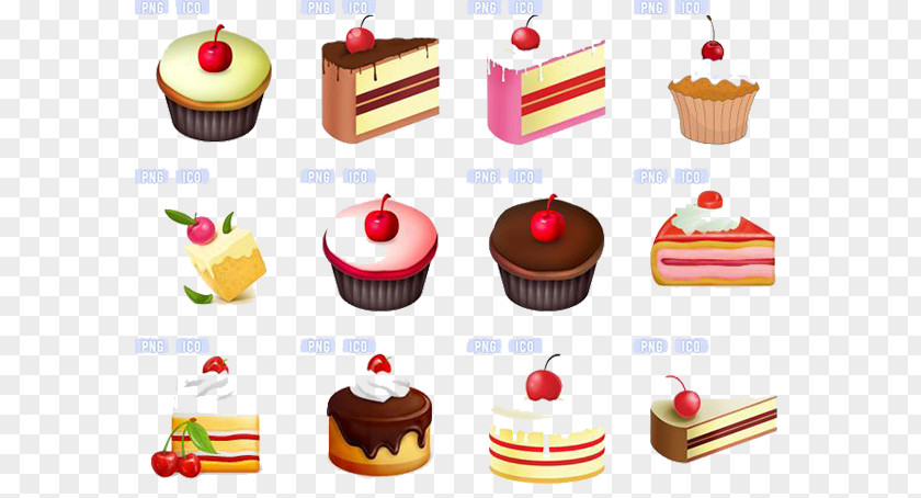 Cake Icon Petit Four Cupcake PNG