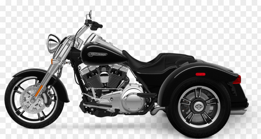 Motorcycle Harley-Davidson Freewheeler Black River Falls Motorized Tricycle PNG