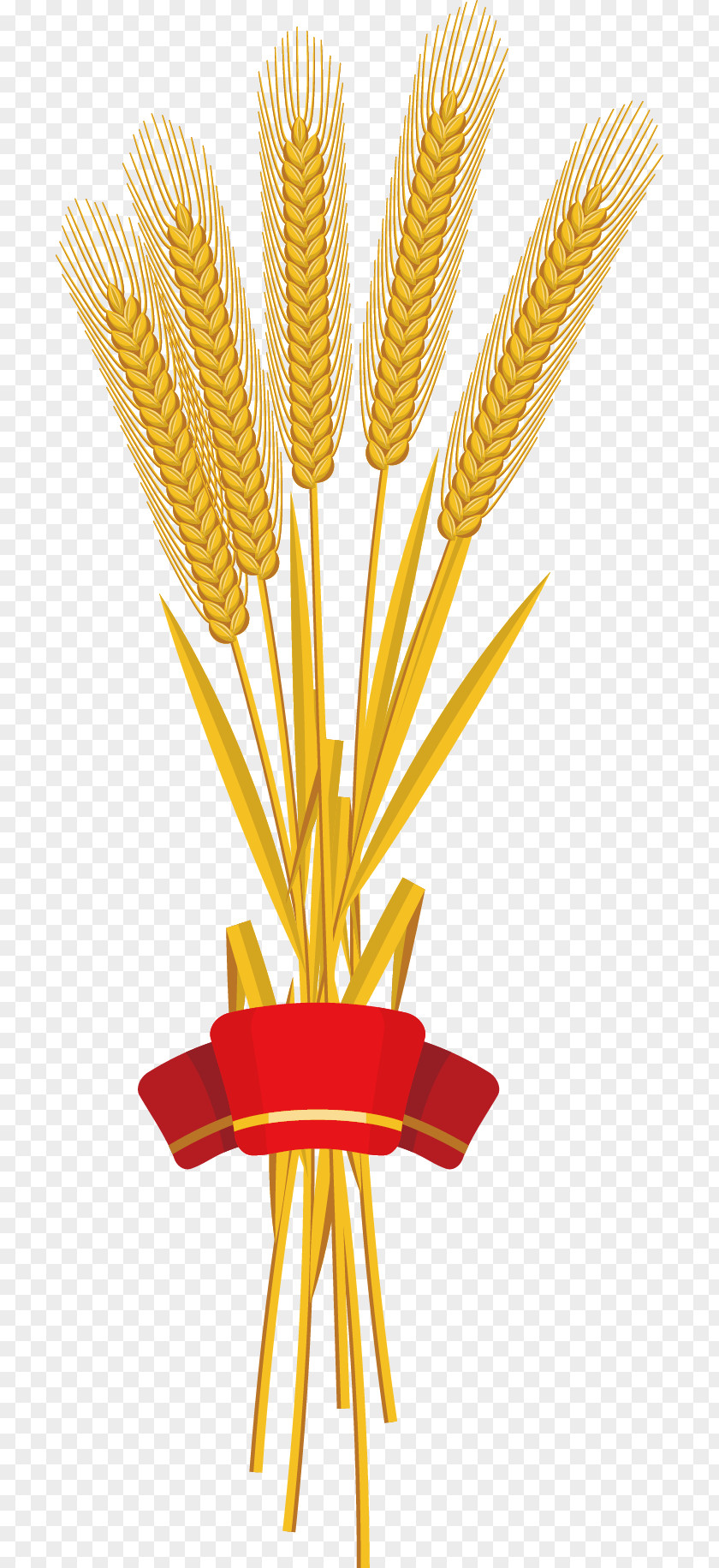 Red Ribbon Wheat Harvest PNG