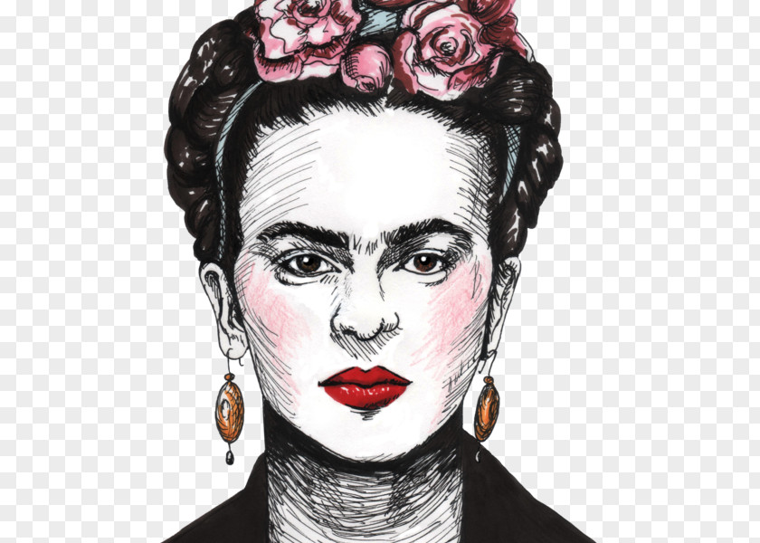 T-shirt Frida Mexico Female Artist PNG