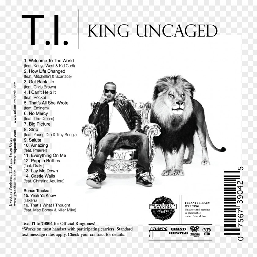 Trey Songz King No Mercy Album Cover T.I. Vs. T.I.P. PNG