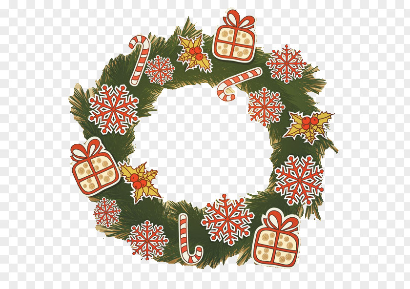 Christmas Ring New Year Wreath PNG