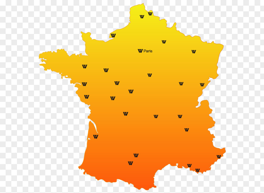 France Vector Map Royalty-free PNG