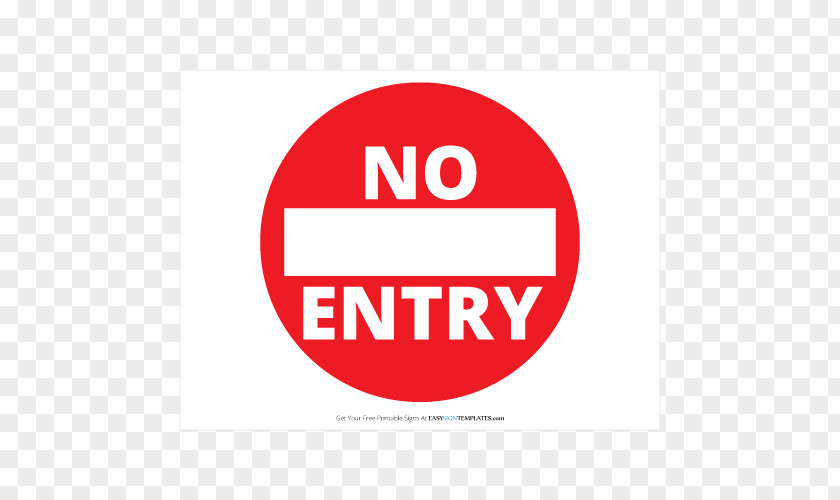No Entry Sign Logo Sticker Brand Font PNG