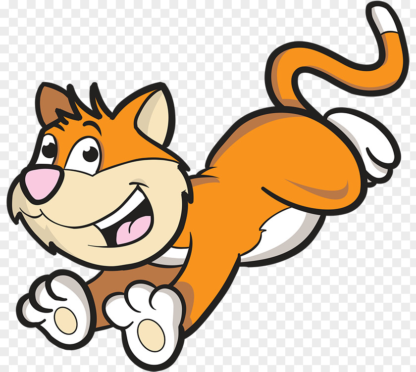 Smile Happy Cat Cartoon PNG