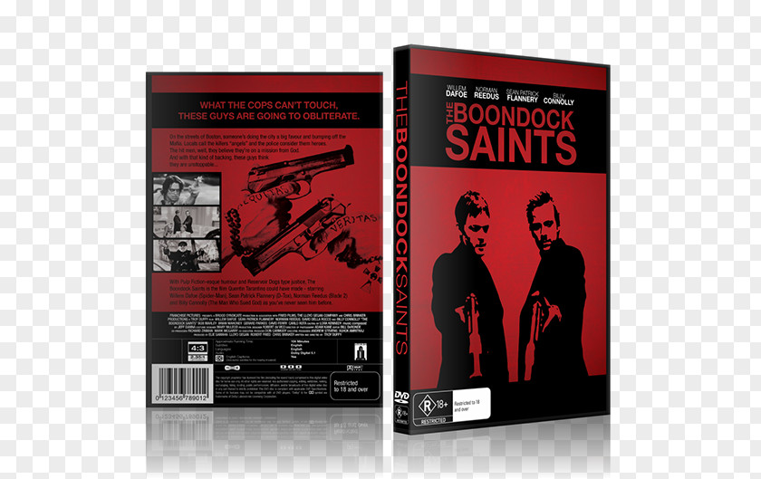 Boondocks The Boondock Saints Blu-ray Disc Graphic Design Poster PNG