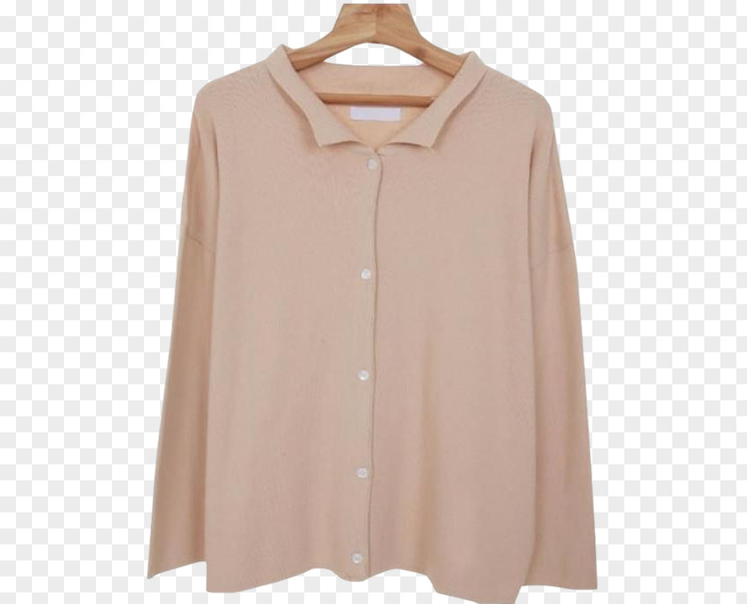 Button Blouse Neck Collar Sleeve PNG