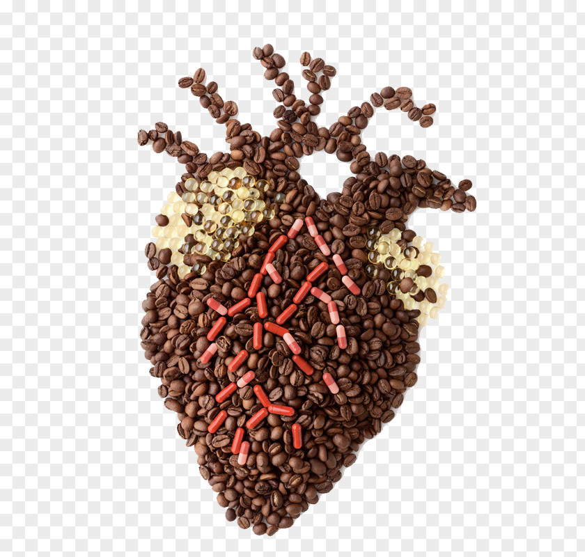 Creative Coffee Beans Photos Bean Dietary Supplement Heart Stock Photography PNG