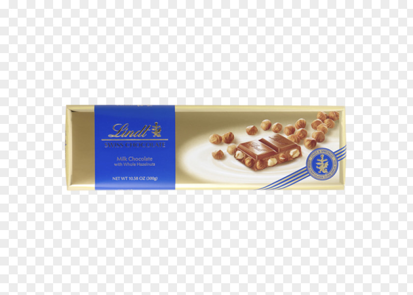Hazelnut Chocolate Swiss Cuisine Bar Milk Lindt & Sprüngli PNG