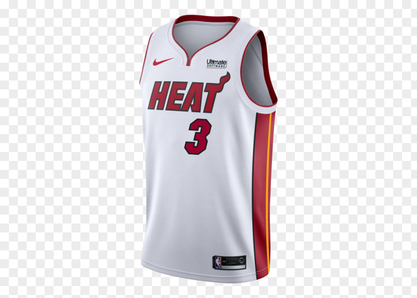 Nike Miami Heat 2017–18 NBA Season Jersey Swingman PNG