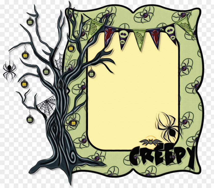 Plant Tree Picture Frame PNG