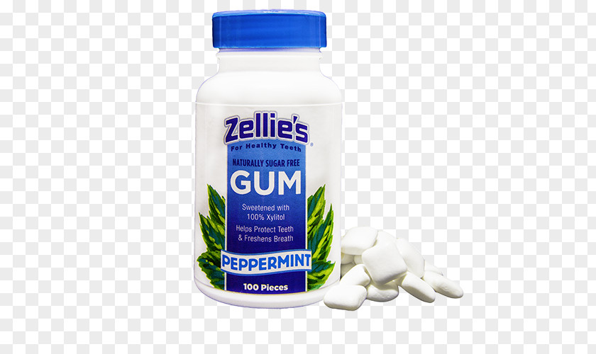 Chewing Gum Peppermint Mentha Spicata Xylitol PNG
