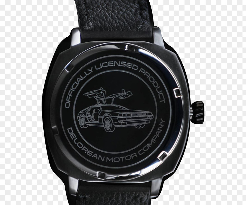 Delorean Speedometer Watch Strap DeLorean Blue PNG