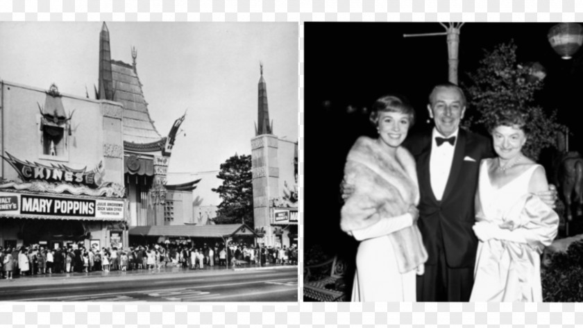 Mary Poppins Cartoon Grauman's Chinese Theatre Film Book Premiere PNG