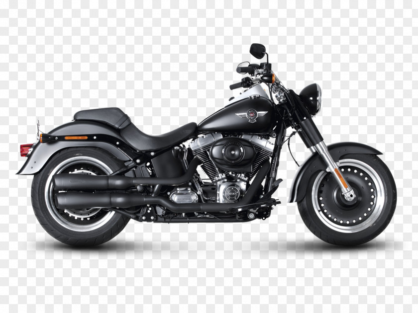 Motorcycle Exhaust System Harley-Davidson FLSTF Fat Boy Softail PNG