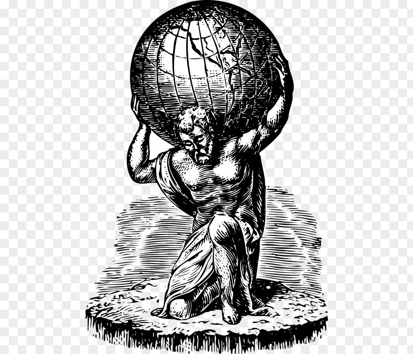 Atlas Greek Mythology Labours Of Hercules Demigod PNG