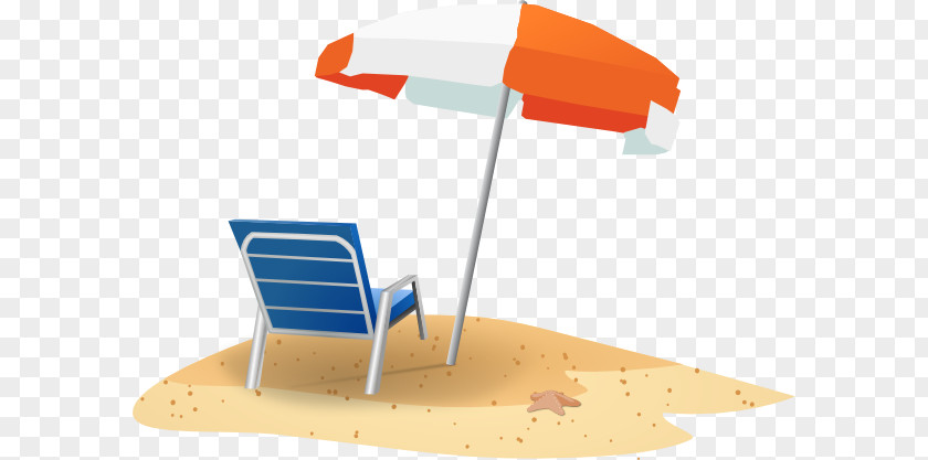 Cartoon Chairs Beach Clip Art PNG
