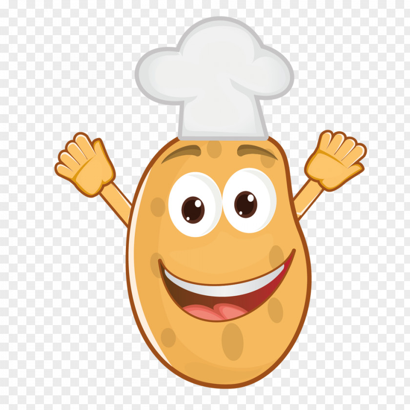 Cartoon Mascot Mashed Potato Baked Sweet Growing Garden Potatoes PNG