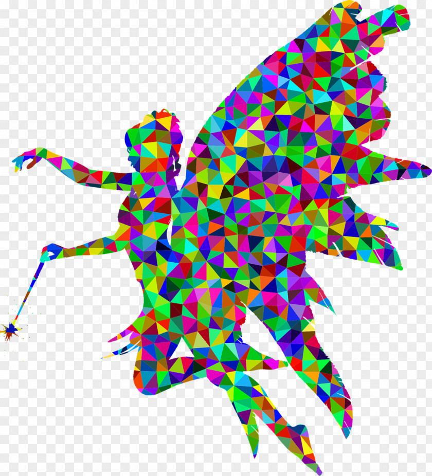 Fairy Wings Low Poly Clip Art PNG