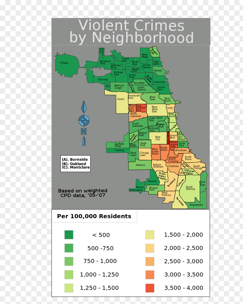 Map East Garfield Park Englewood Crime In Chicago Statistics Violent PNG