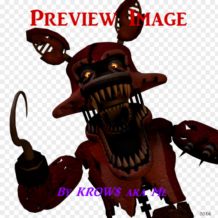 Nightmarefoxy Five Nights At Freddy's 4 Animated Film Walk Cycle Nightmare PNG
