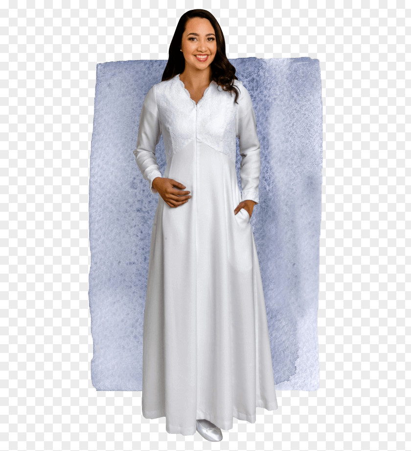 Temple Robe Sleeve Bodice Dress PNG