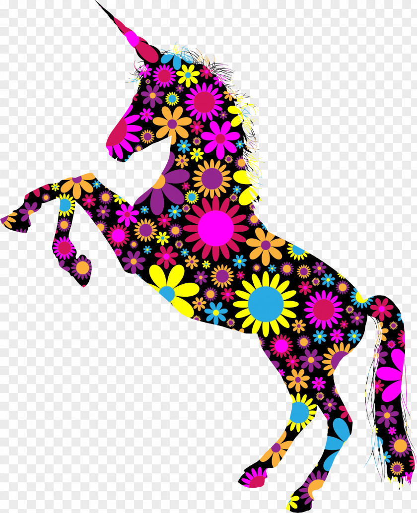 Unicorn Silhouette Horn Desktop Wallpaper Clip Art PNG