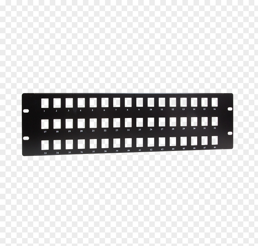 Patch Panels Equalization 19-inch Rack Audio XLR Connector PNG