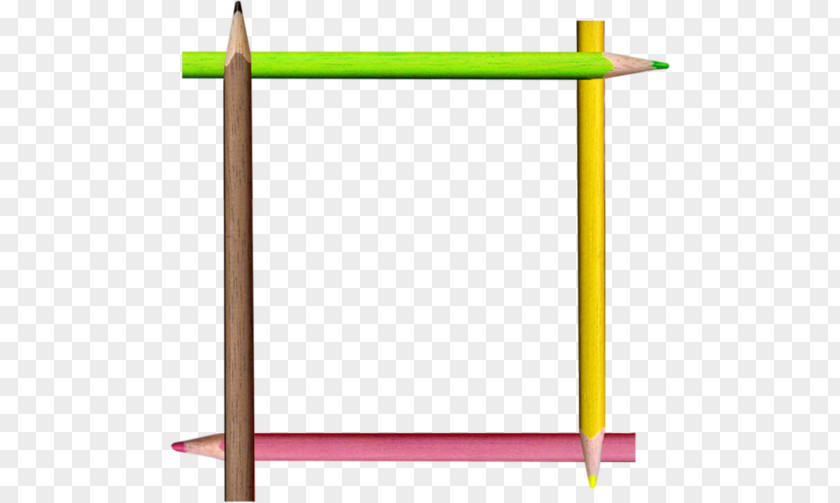 Pencil Colored Picture Frames Clip Art PNG